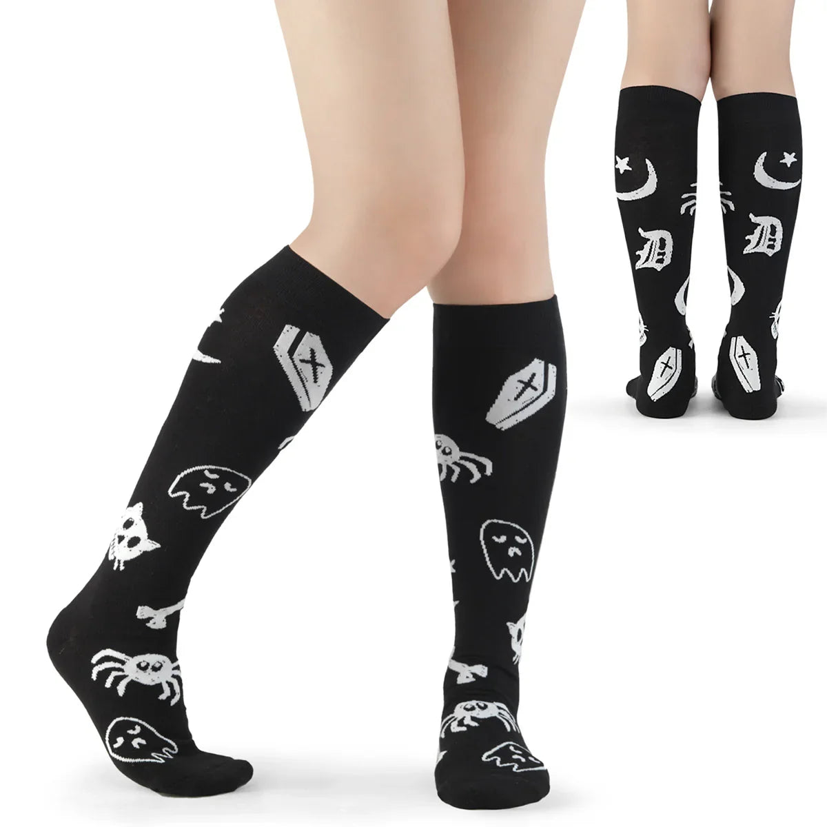Coffin Knee High Socks Main image