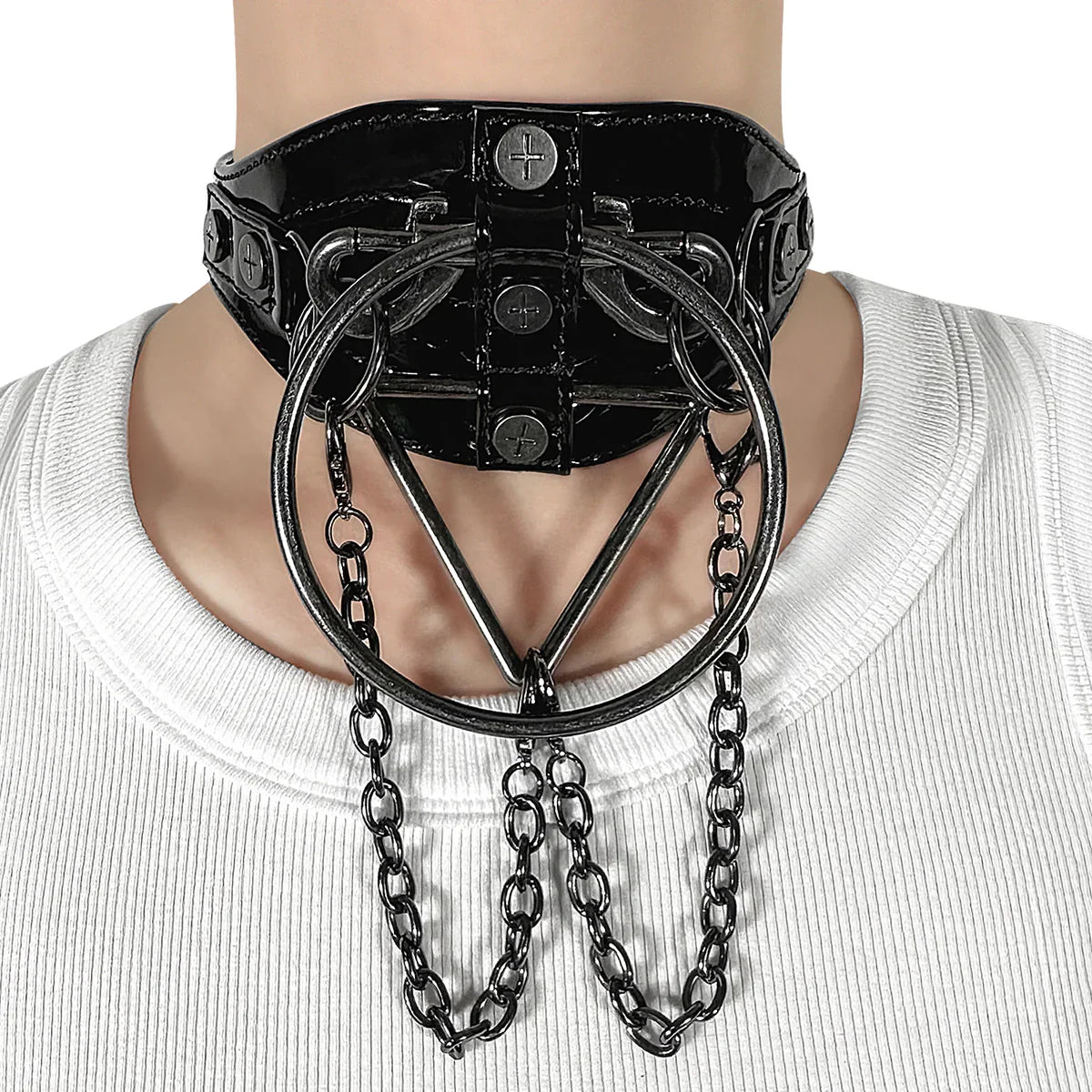 Demonia Leather Choker Main image