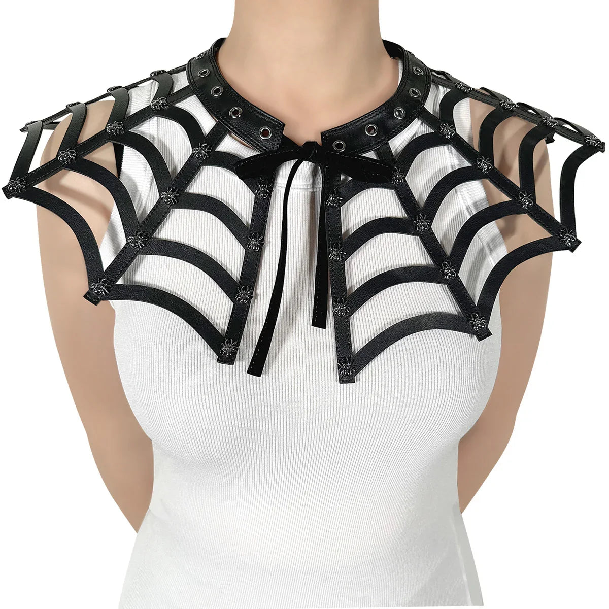 Demonia Spiderweb Cutout Collar Main image