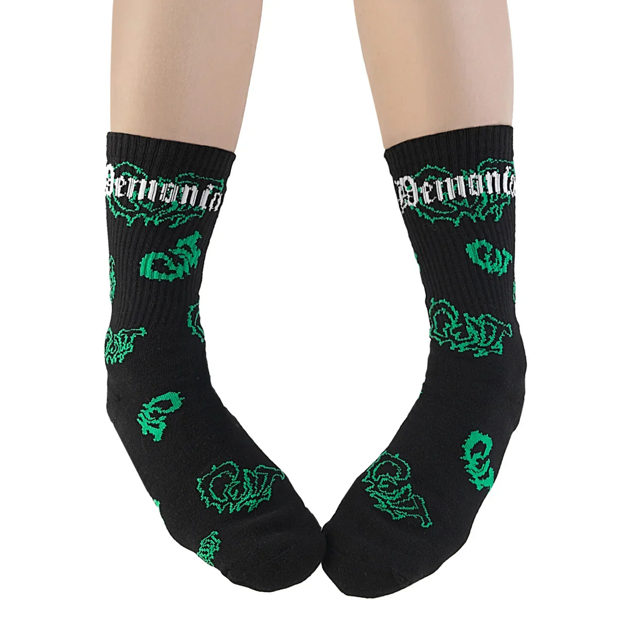 Demonia Cult Crew Socks Main image