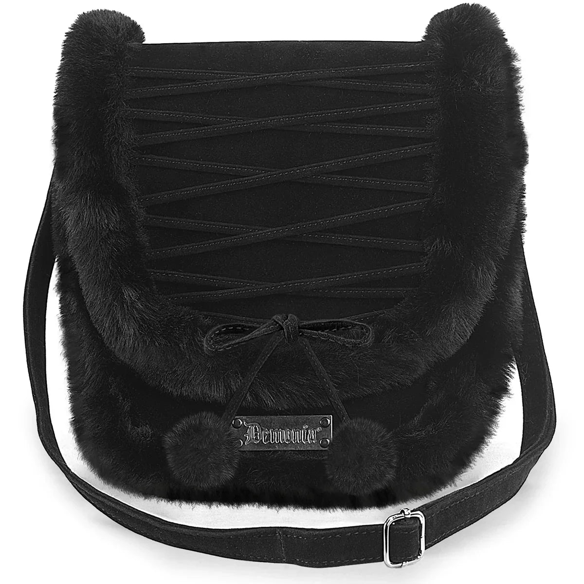 Demonia Faux Fur Crossbody Bag Main image